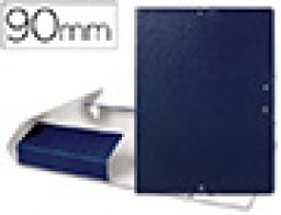 Carpeta de proyectos Liderpapel Folio lomo 90 mm. azul